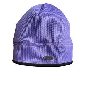 Frostbite Women’s Ribbed Fleece Lined Beanie Lilac One Size Cozy Winter